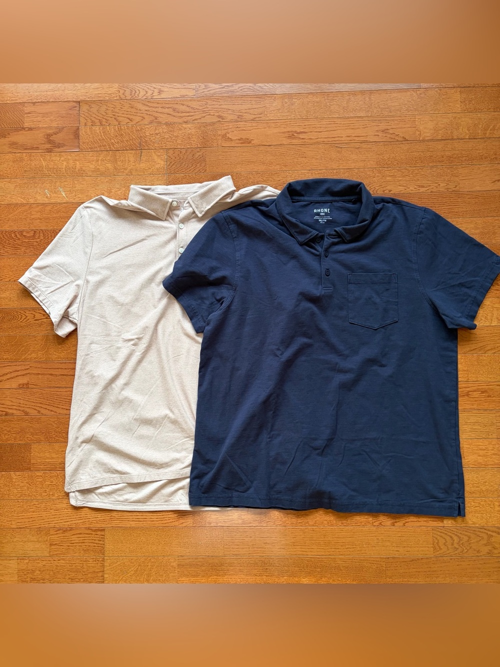 Rhone Short Sleeve Pocket Polo Shirt Casual Golf Lot of 2